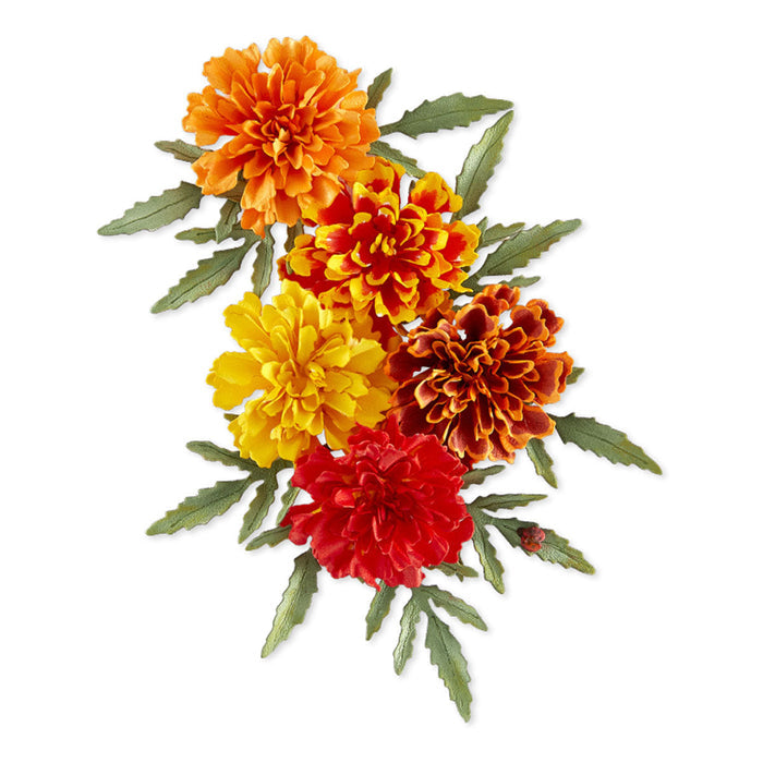 Marigold Etched Dies by Susan Tierney-Cockburn