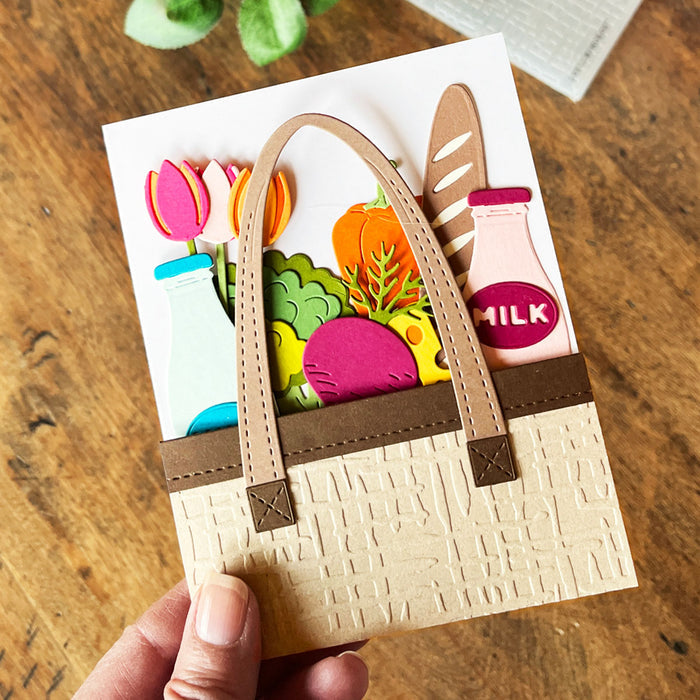 Market Weave- Embossing Folder of the Month