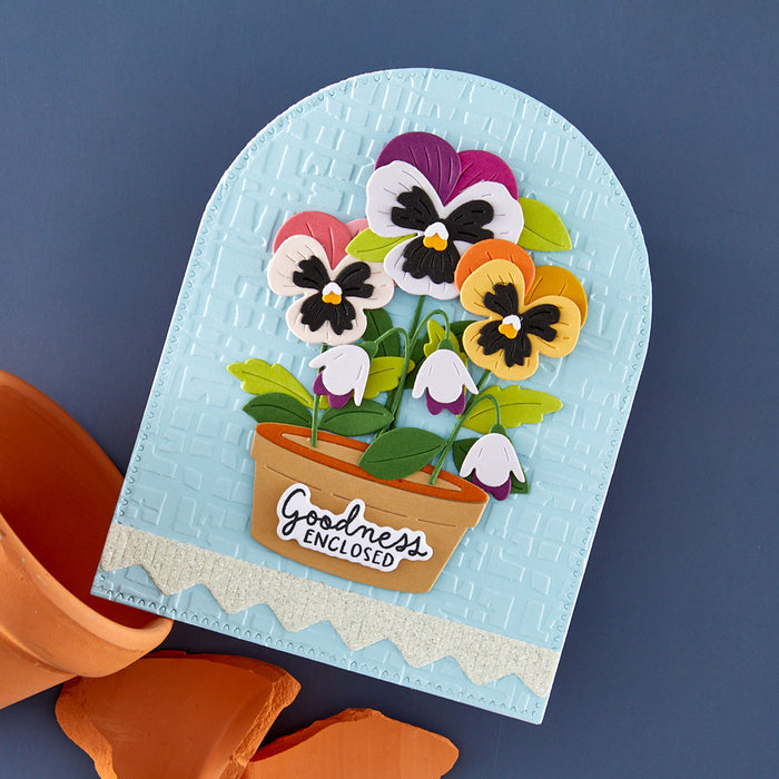 Market Weave- Embossing Folder of the Month