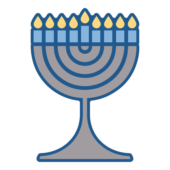 Menorah Lights Stamp & Die Set