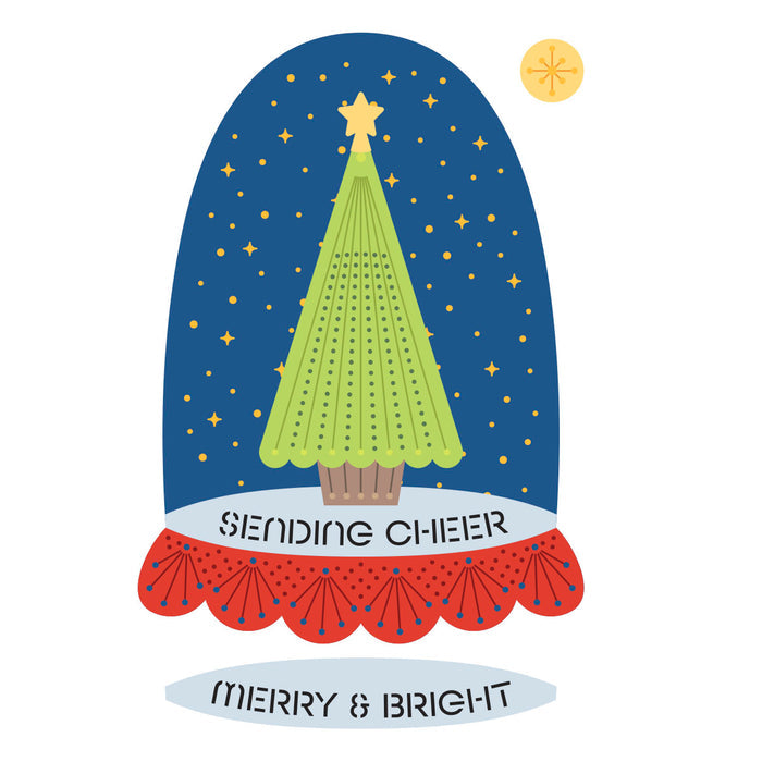 Merry & Bright Cloche - Stitching Die of the Month