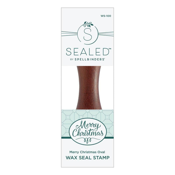 Merry Christmas Oval Wax Seal Stamp