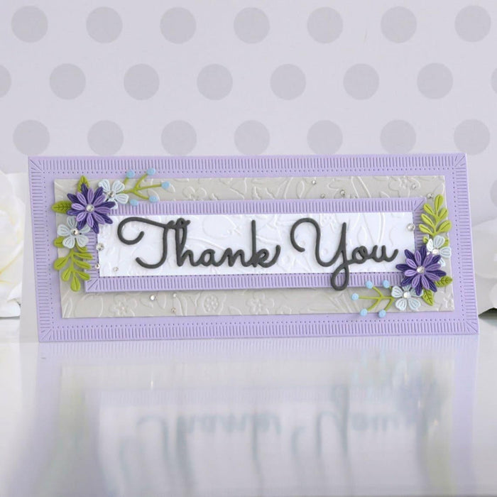 Mini Blooms and Sprigs Etched Dies from the Slimline Collection (S2-314) Annie Williams Example 2