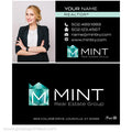 mintky custom business cards Pixels Printed