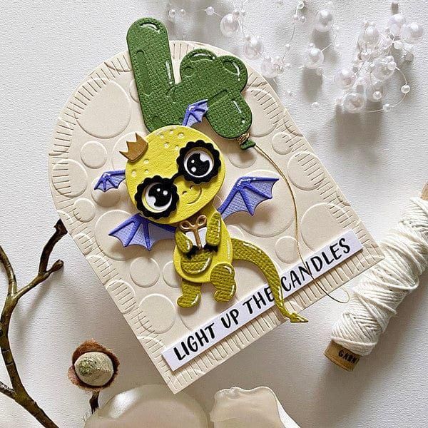 Monster Birthday Die and Clear Stamp Bundle