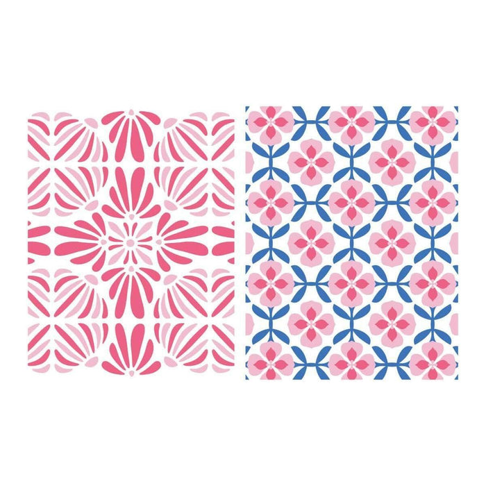 Mosaic & Quilted Memories -  Stencil of the Month