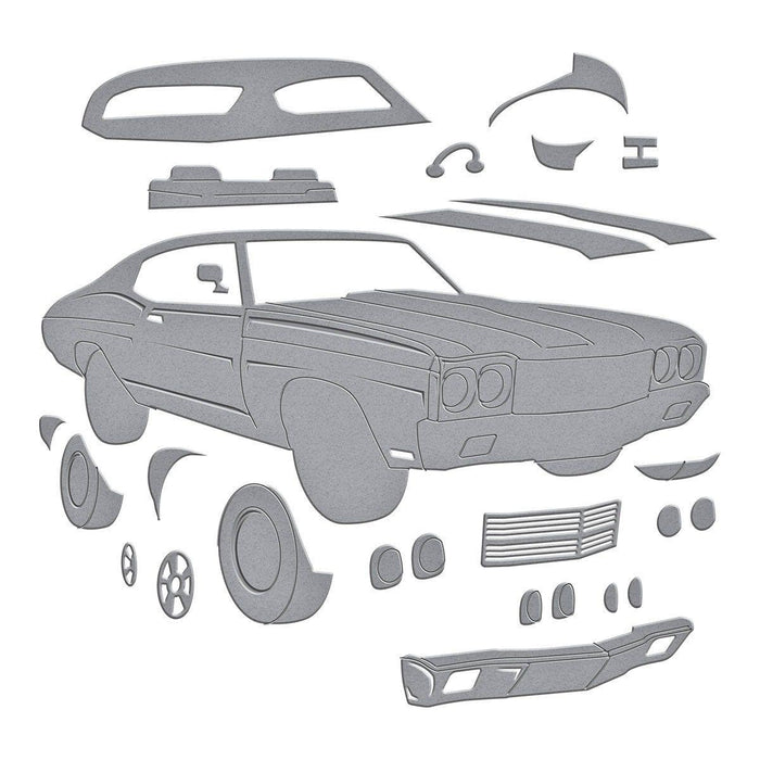 Muscle Car Etched Dies by Mindy Eggen