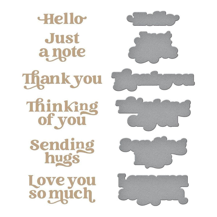 Must-Have Sentiments Glimmer Hot Foil Plate & Die Set by Simon Hurley