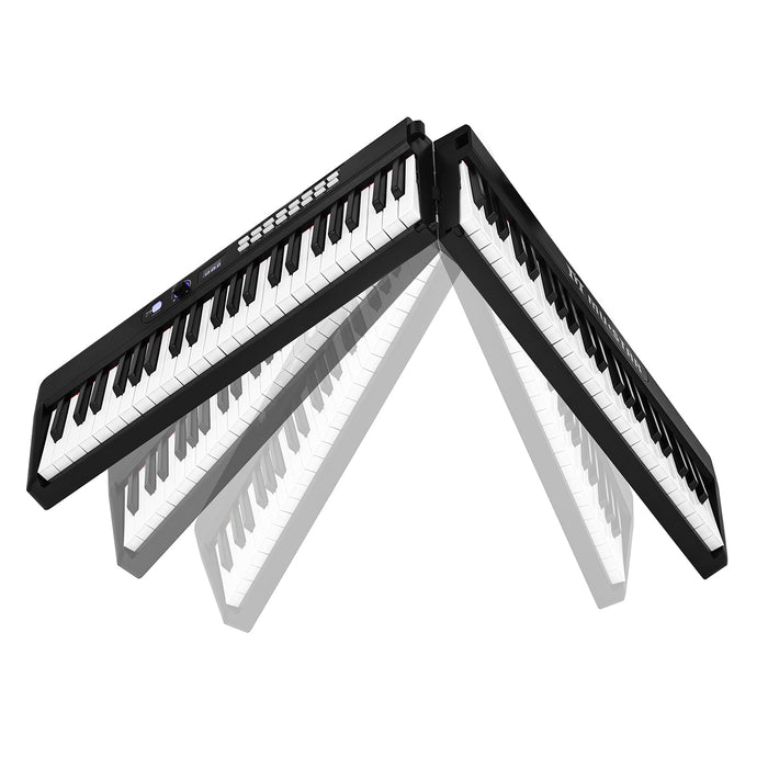 MUSTAR MEKF-800/900, Faltbares elektronisches Keyboard mit 88 beleuchteten Tasten
