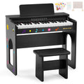 MUSTAR MT-100, Kinder Klavier, 37 Tasten Digital Piano für Kinder, mit Piano Bank