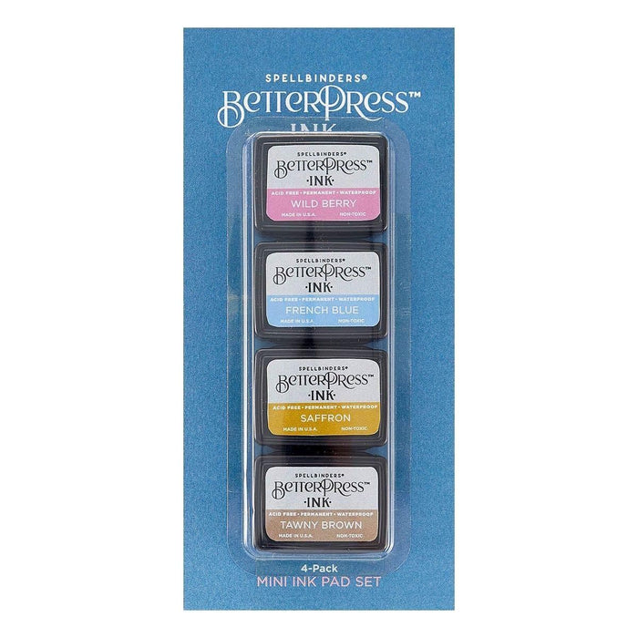 Nature Tones BetterPress Ink Mini Set - 4 Pack