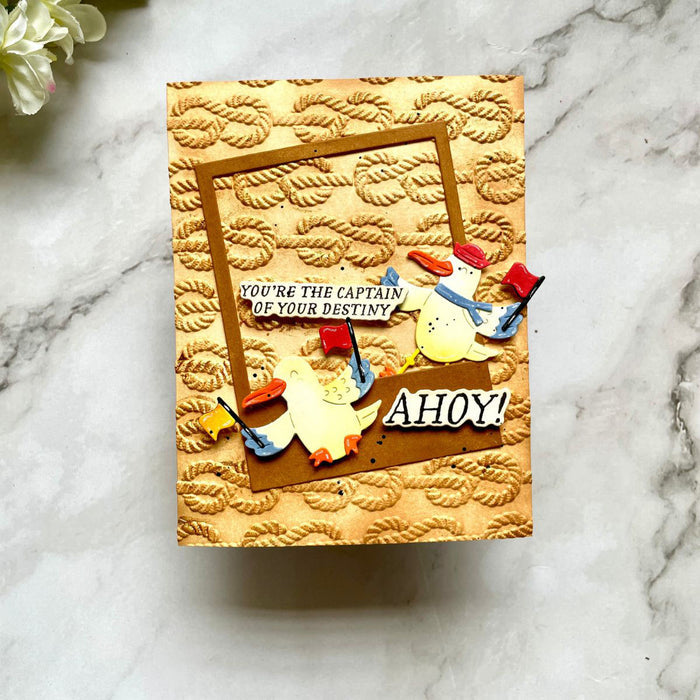 Nautical Knots - 3D Embossing Folder of the Month