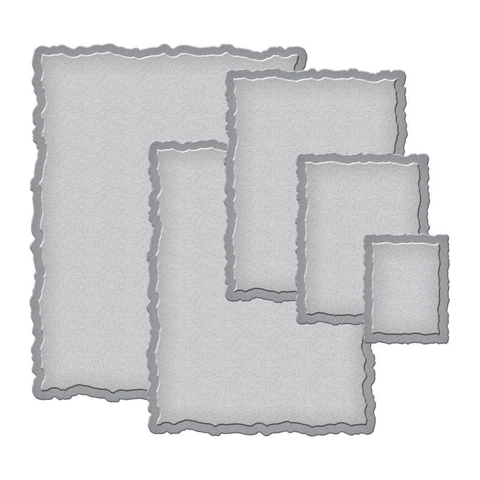 Nestabilities Deckled Rectangles LG Etched Dies