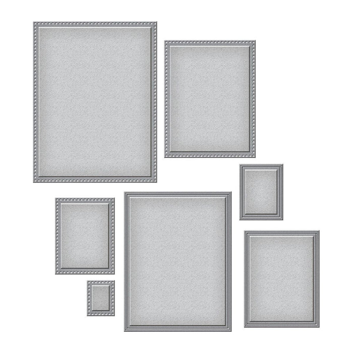 Nestabilities Scored and Pierced Rectangles Etched Dies