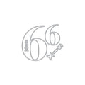 Number Six Fancy Dies