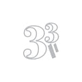 Number Three Fancy Dies