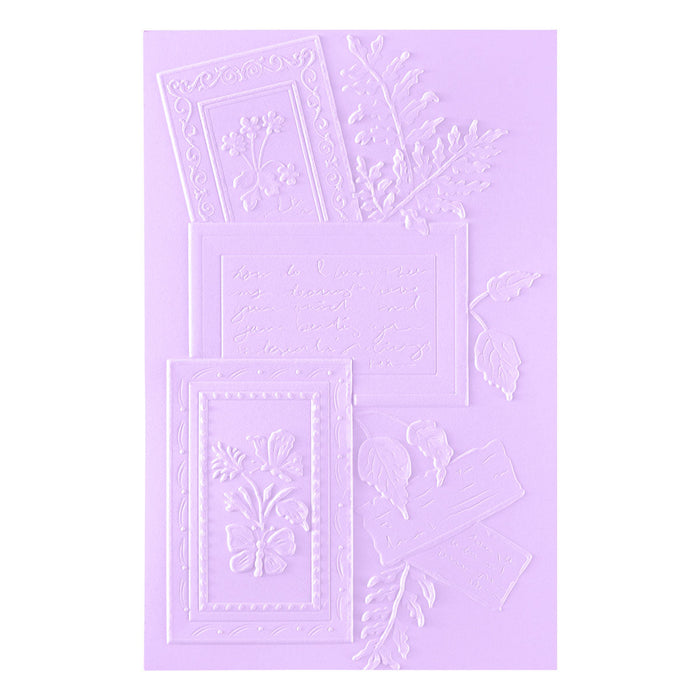 Ode to a Poet 3D Embossing Folder by Susan Tierney-Cockburn