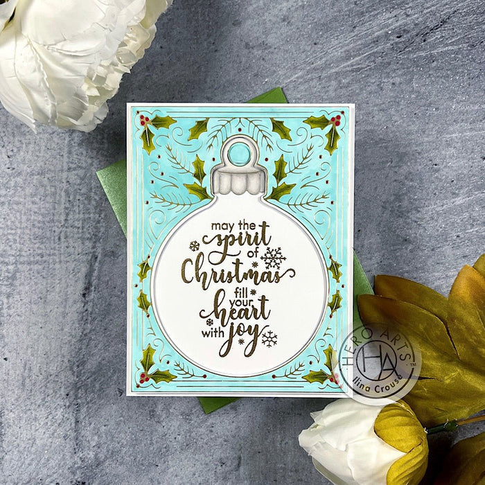 Ornament Border Hot Foil Plate