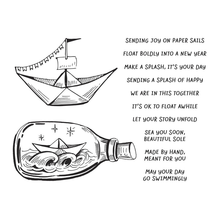 Paper Splash - Clear Stamp of the Month
