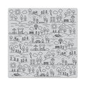 Park Background Bold Prints Cling Stamp
