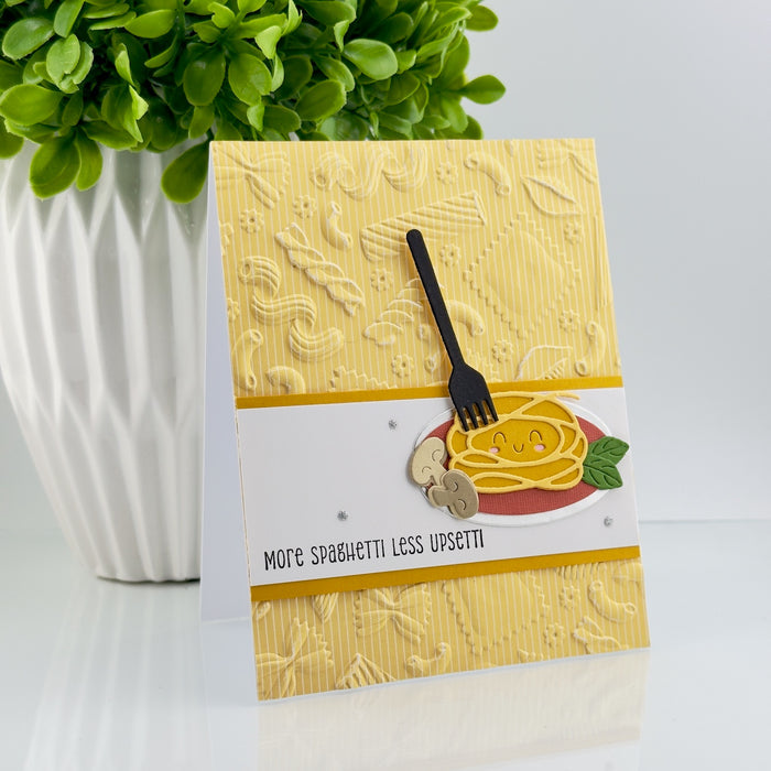 Pasta Friends Etched Dies
