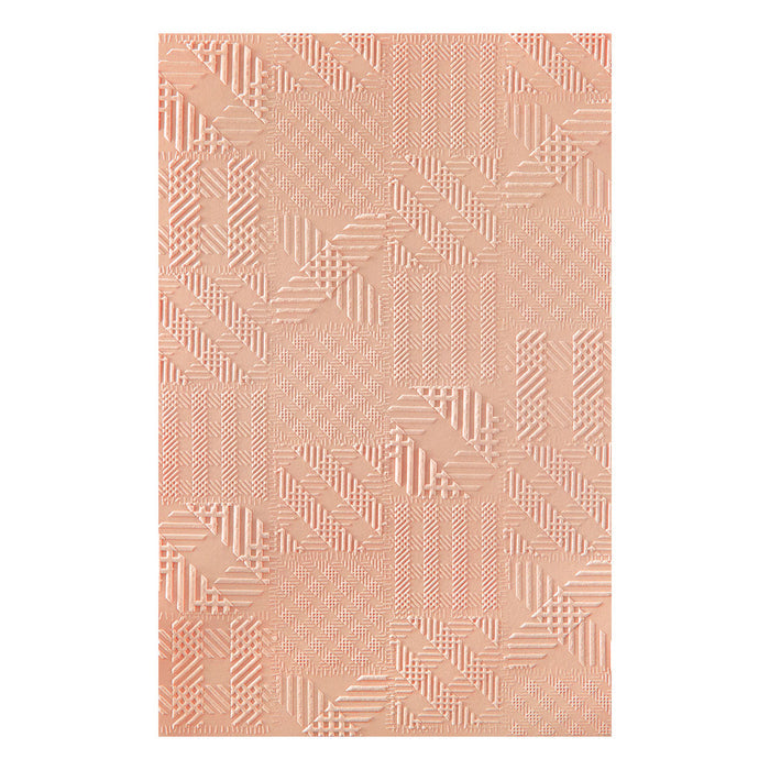 Patchwork - 3D Embossing Folder of the Month