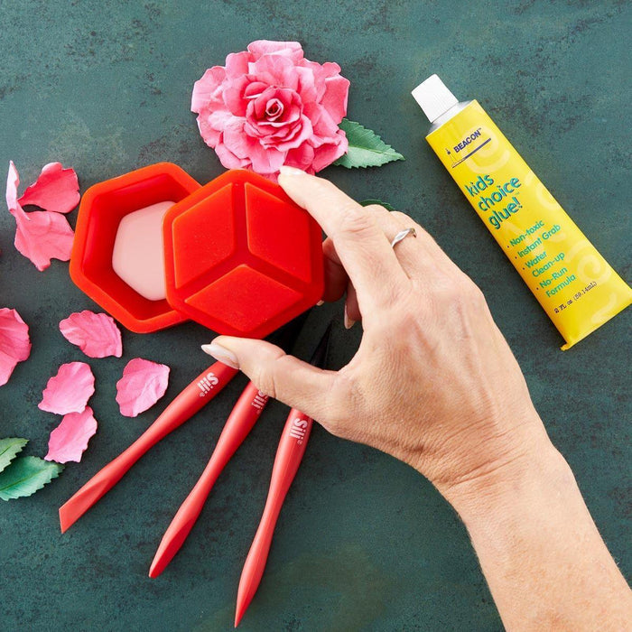 Peachtree - SILI® Glue Pod with Sealable Lid and 3 Sili Micro Glue Brushes