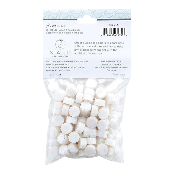 Pearl White Wax Beads