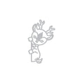 Peeking Reindeer Fancy Dies