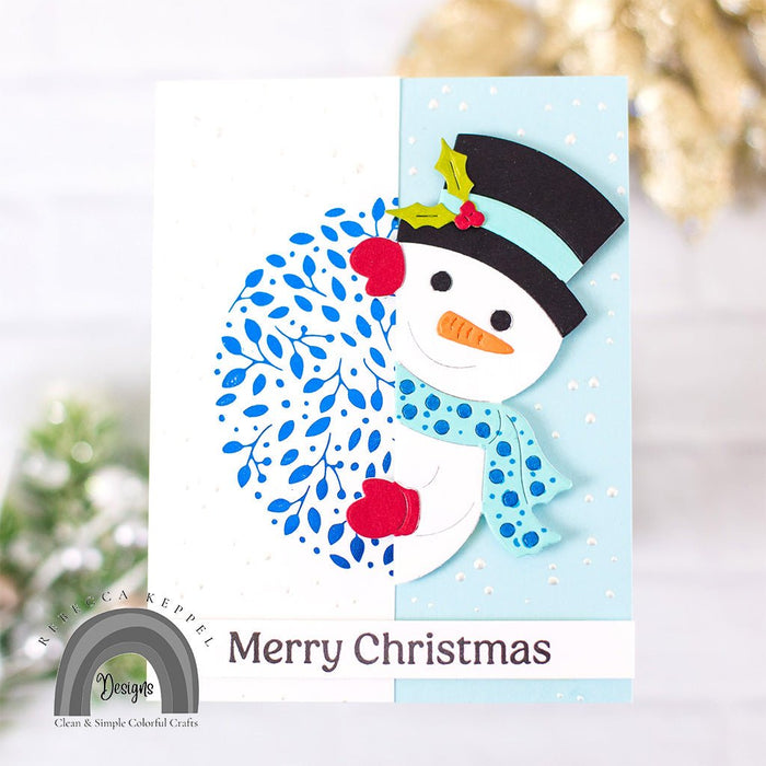 Peeking Snowman Dies