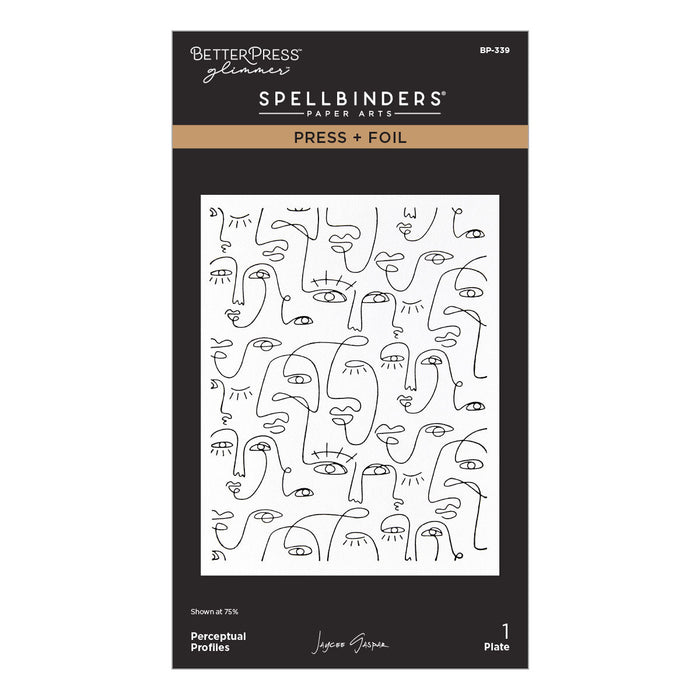 Perceptual Profiles Press + Foil Plate by Jaycee Gaspar