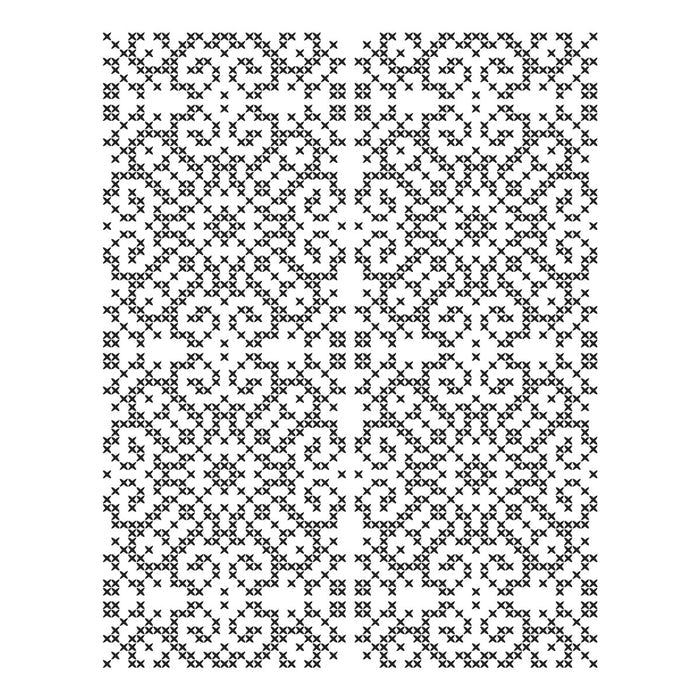 Petite Criss Cross Press Plate