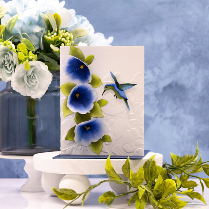 Petunia Cascade 3D Embossing Folder by Susan Tierney-Cockburn