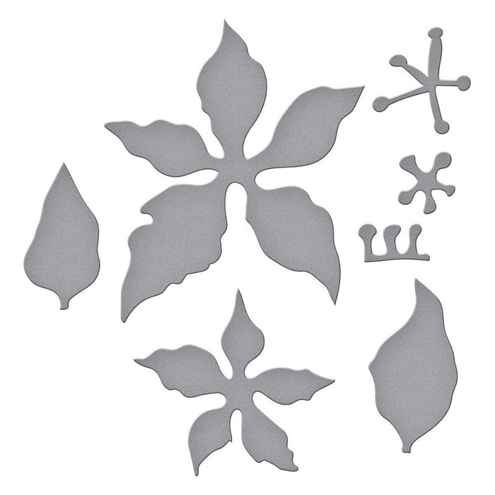 Poinsettia Etched Dies from Susan's Holiday Flora Collection by Susan Tierney-Cockburn