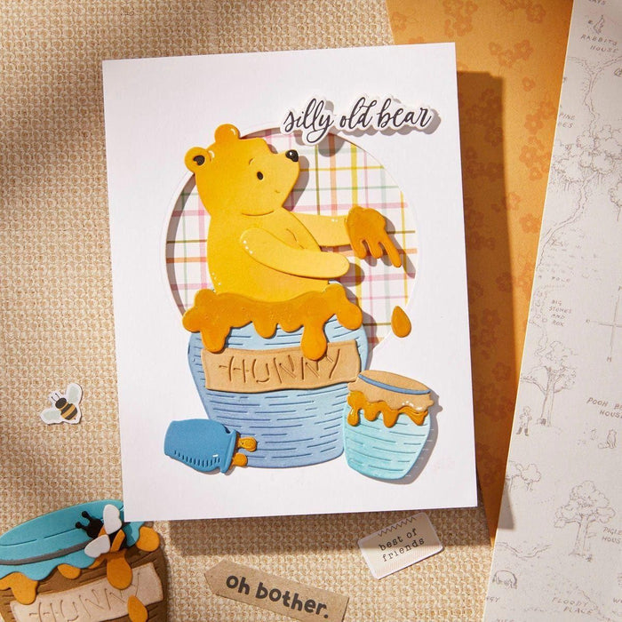 Pooh's Hunny Pot Etched Dies in Collaboration with Simple Stories