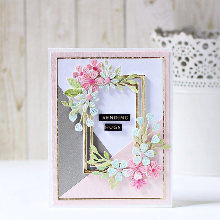 Precision Layering A2 B Etched Dies from the Precision Layering Basics Collection (S5-494) Hussena Calcuttawala Sending Hugs Card