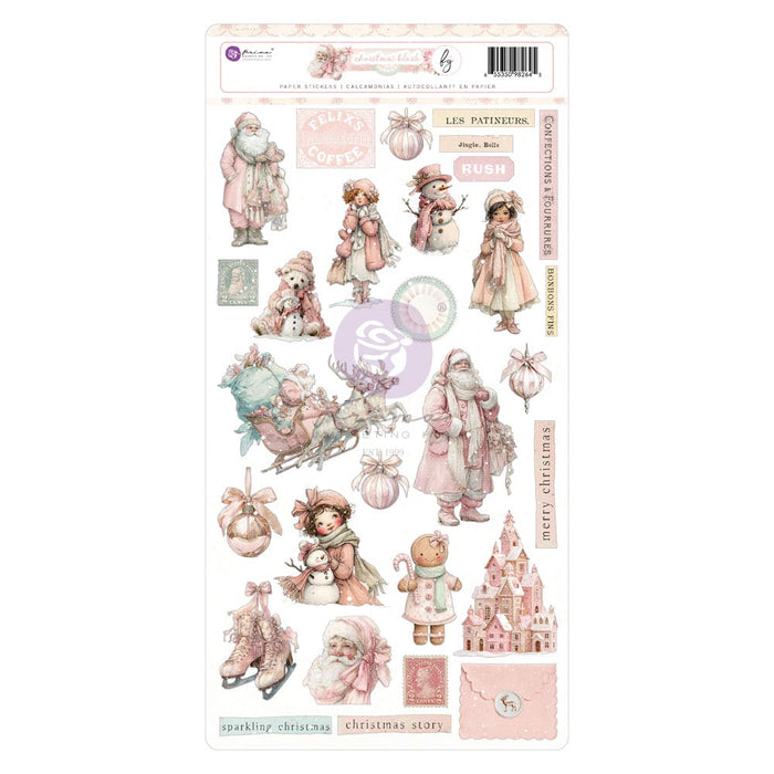Prima Christmas Blush by Frank Garcia Stickers