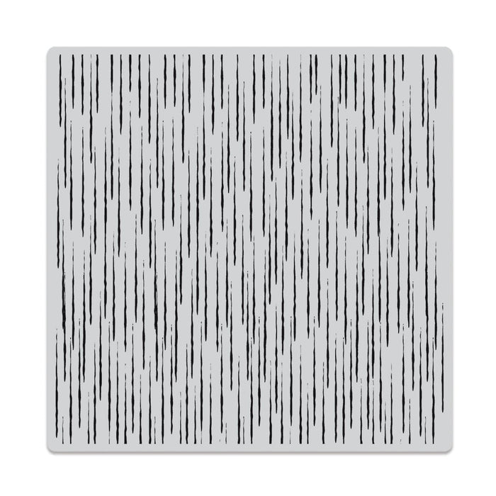 Rain Texture Bold Prints Cling Stamp