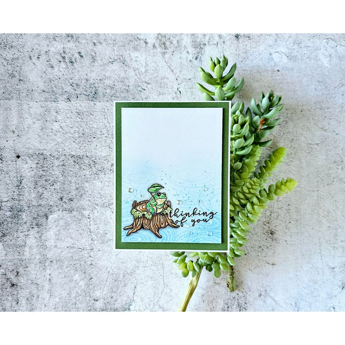 Raindrop Ripples Cling Stamp of the Month - April 2025