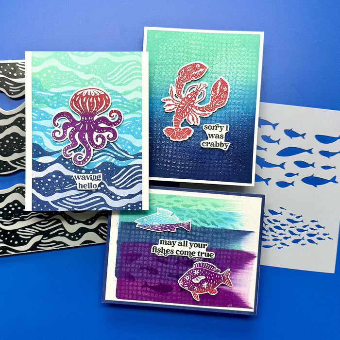 Ranger Under The Sea Clear Stamp Set by Simon Hurley create.