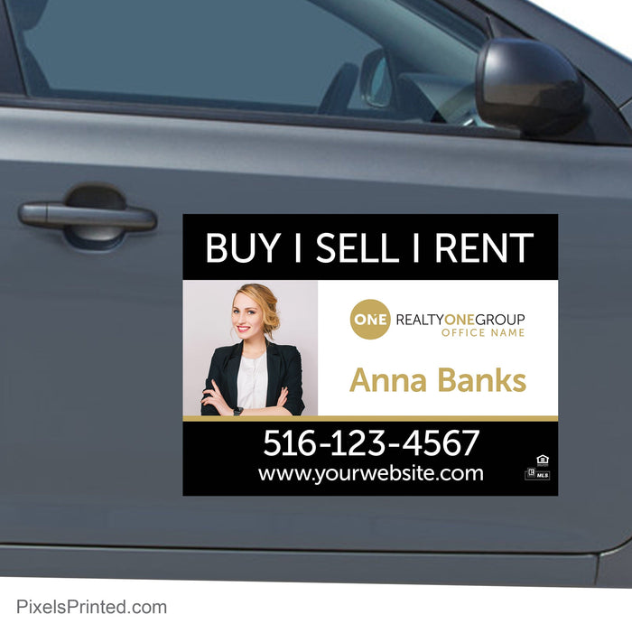 Realty ONE Group car decals PixelsPrinted
