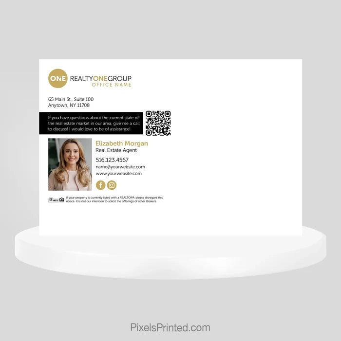 Realty One Group real estate hop into a new home Easter postcards PixelsPrinted