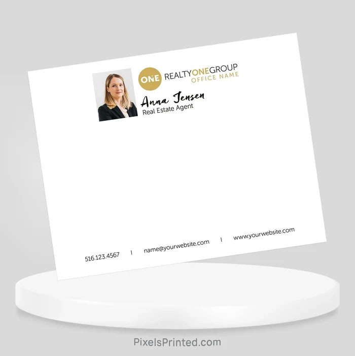 Realty ONE Group notecards notecards PixelsPrinted