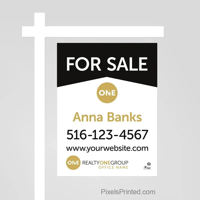 Realty ONE Group real estate sign panels sign panels PixelsPrinted
