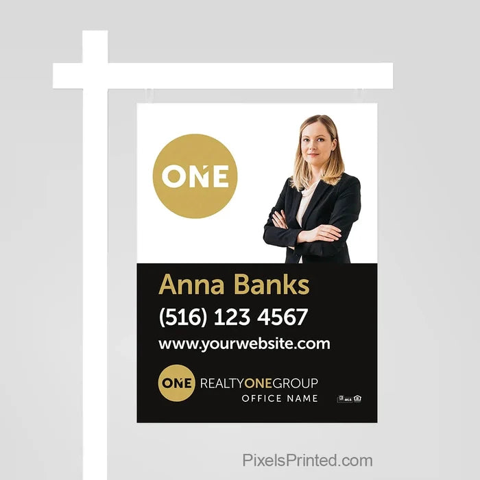 Realty ONE Group real estate sign panels sign panels PixelsPrinted