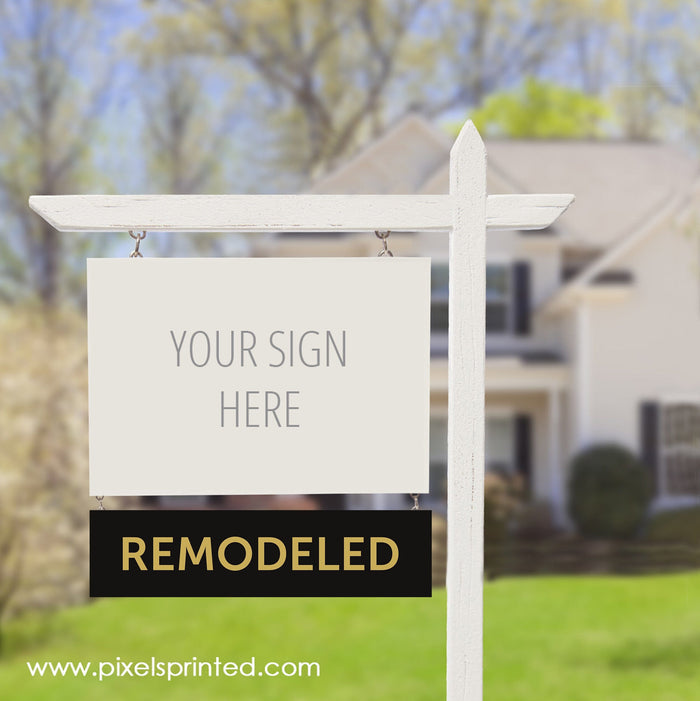 REALTY ONE GROUP remodeled sign riders PixelsPrinted