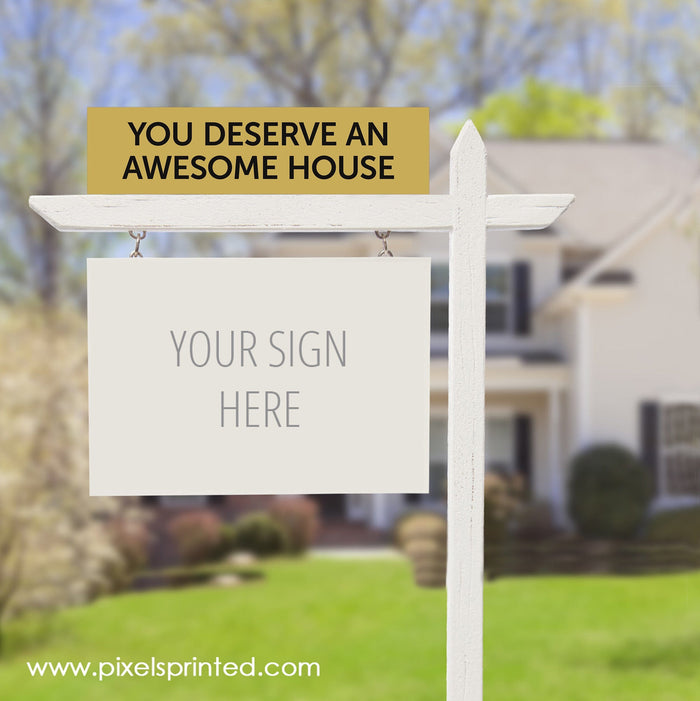 REALTY ONE GROUP sign riders PixelsPrinted