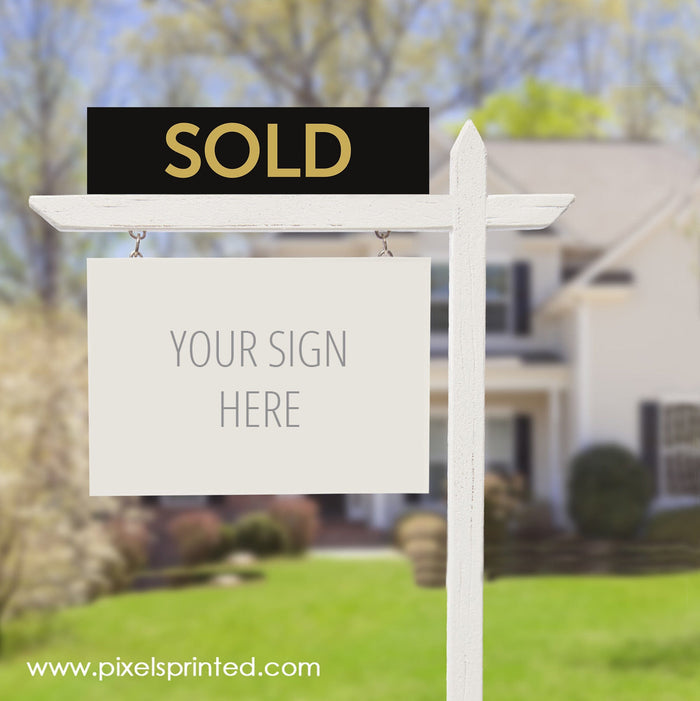 REALTY ONE GROUP sold sign riders PixelsPrinted