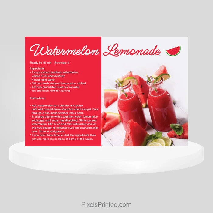 Realty One Group summer recipe postcards PixelsPrinted