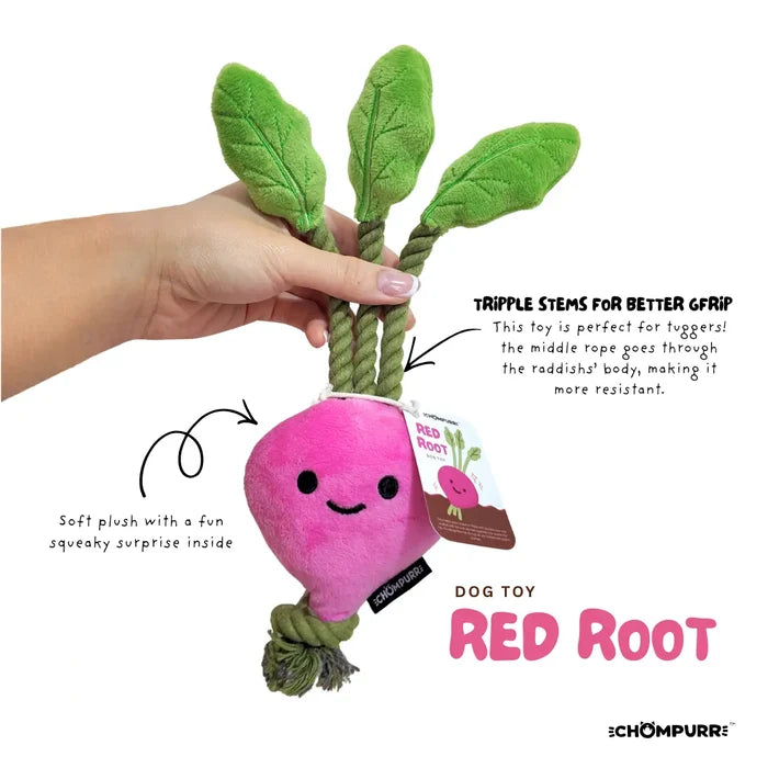 red root radish toy | chompurr